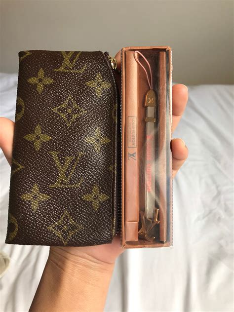 louis vuitton keychain wallet|authentic louis vuitton key pouch.